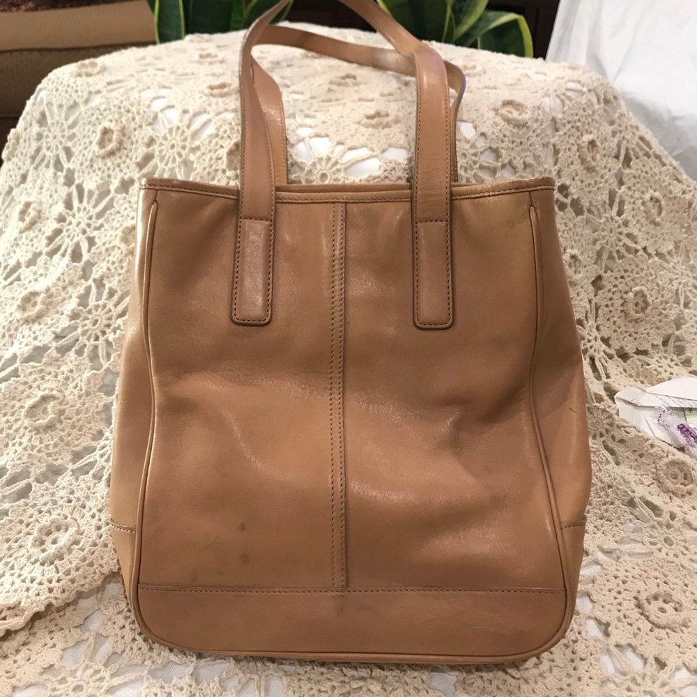 Coach leather tote